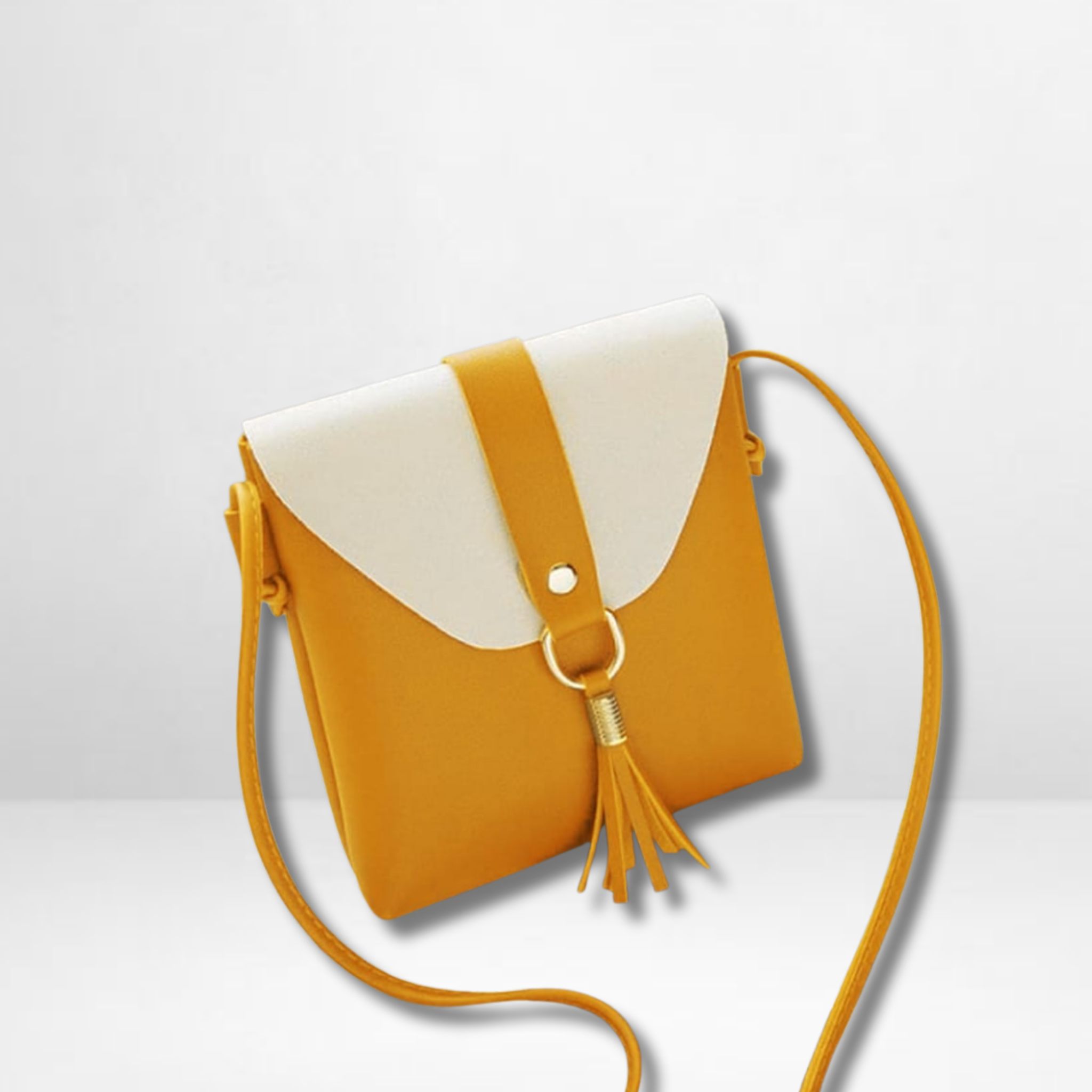 Cozy Yellow Crossbody Bag