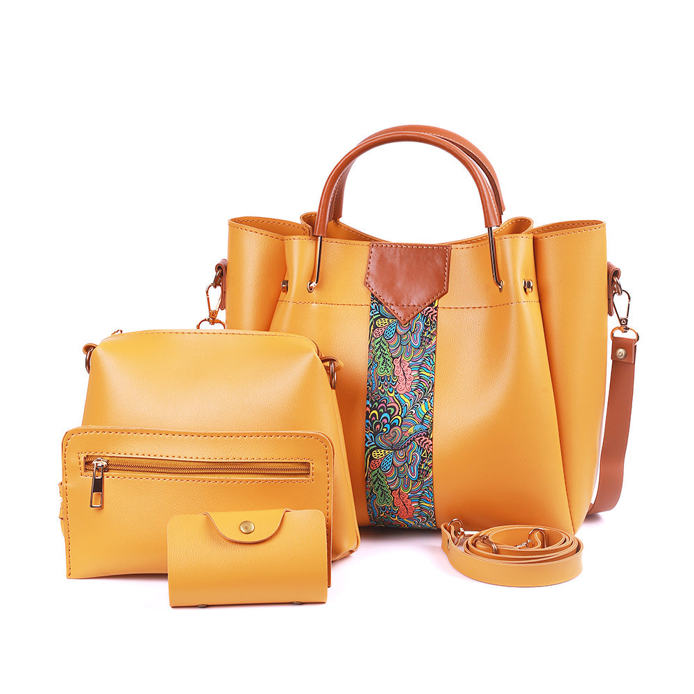Royal Mustard 4 Pieces Hand Bag