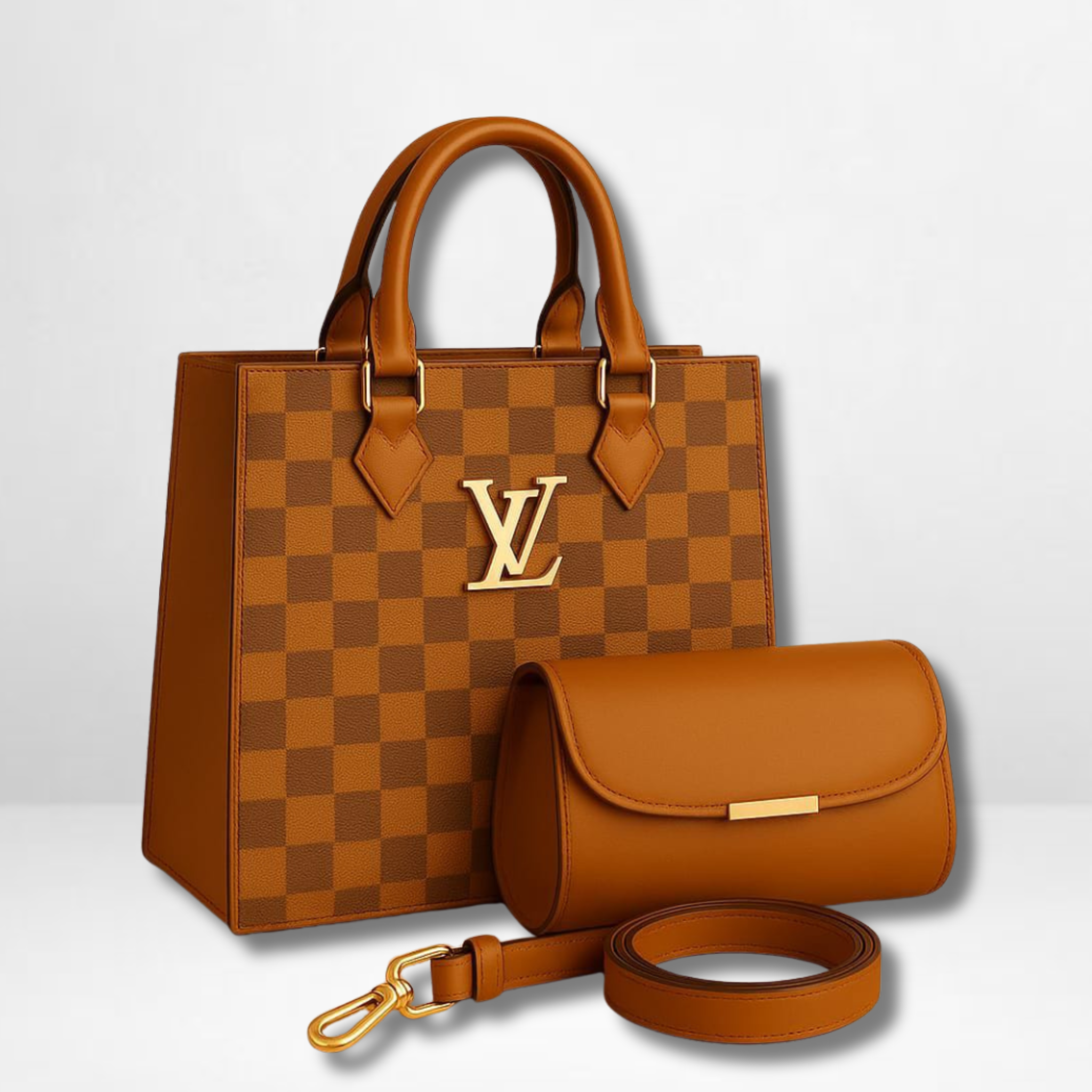 Timeless Check Mustard Handbag