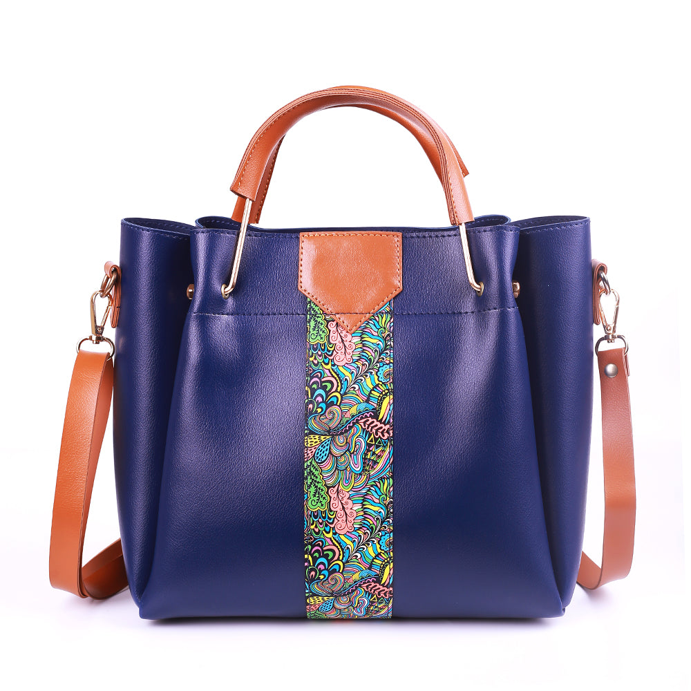 Royal Blue 4 Pieces Hand Bag
