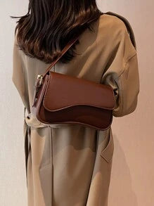 Grace Arc Chocolate Brown Shoulder Bag
