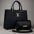 Timeless Check Black Handbag
