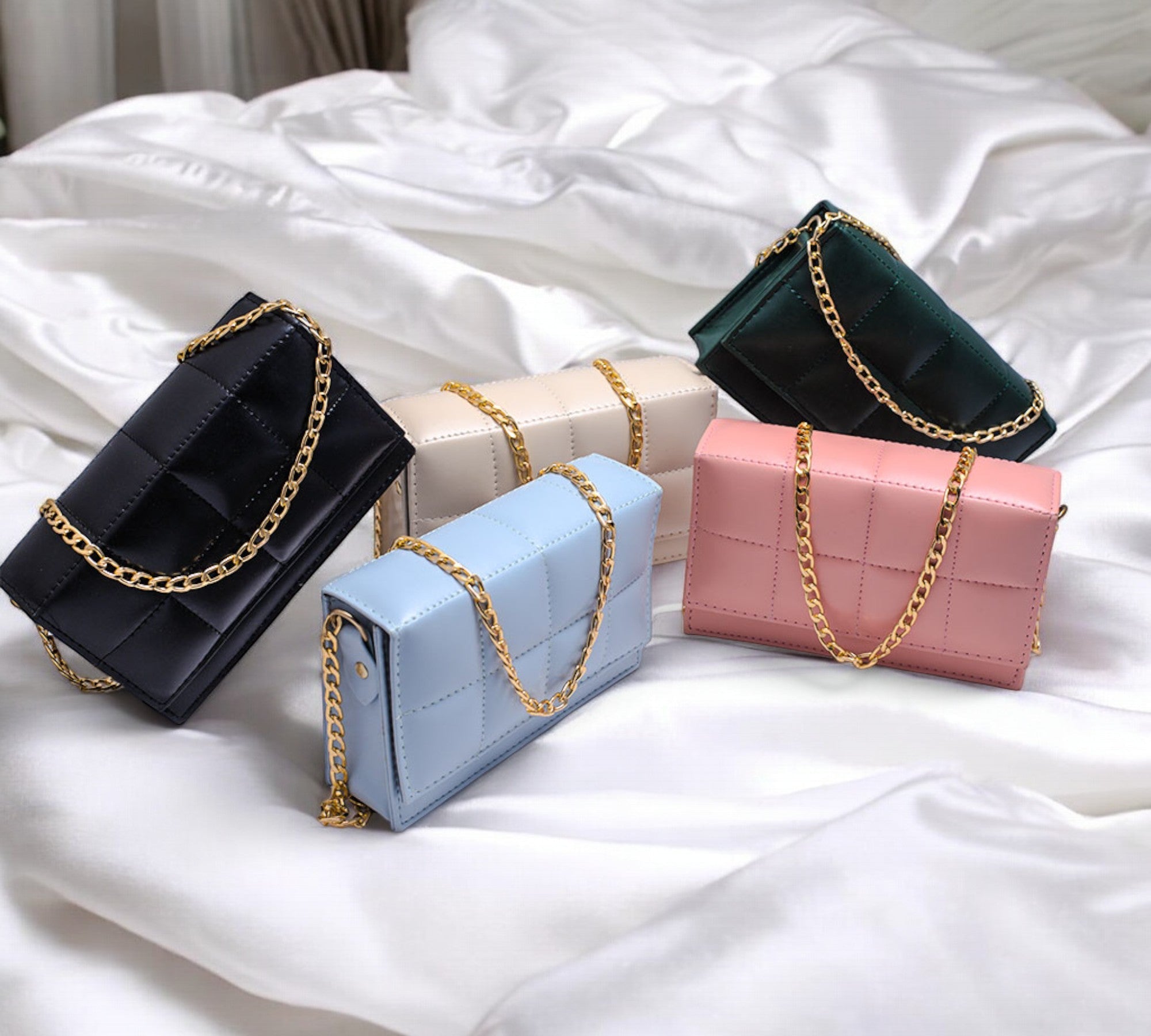 LuxeCross Pink Crossbody Bag