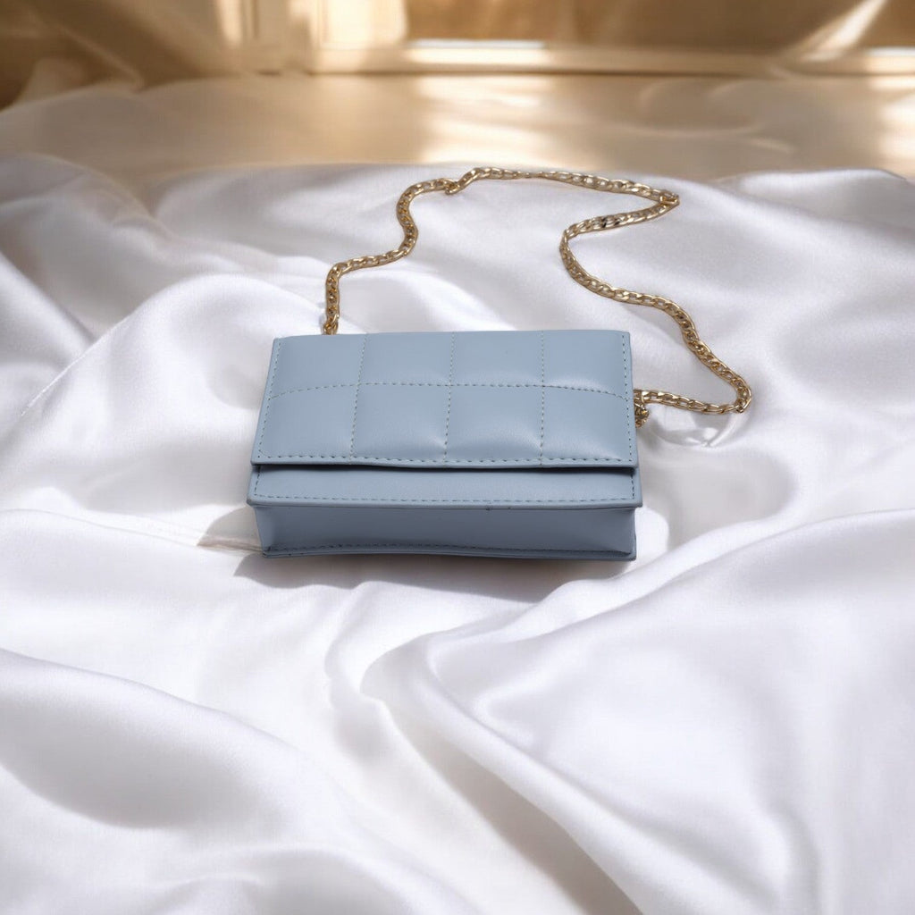 LuxeCross Sky Blue Crossbody Bag