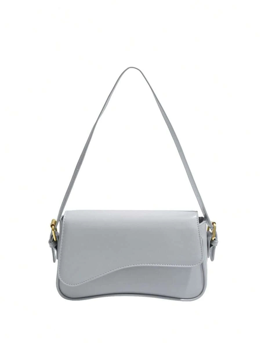 Grace Arc White Shoulder Bag